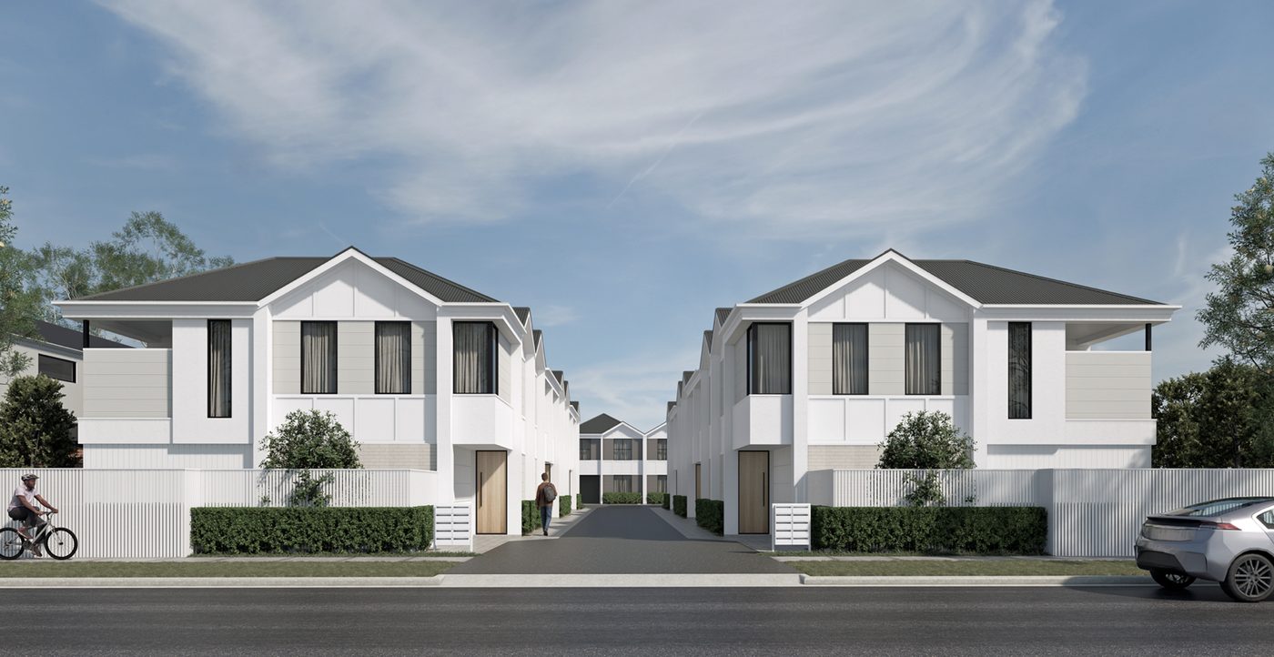 PinkGum Projects townhouse development, Hack St, Mount Barker SA