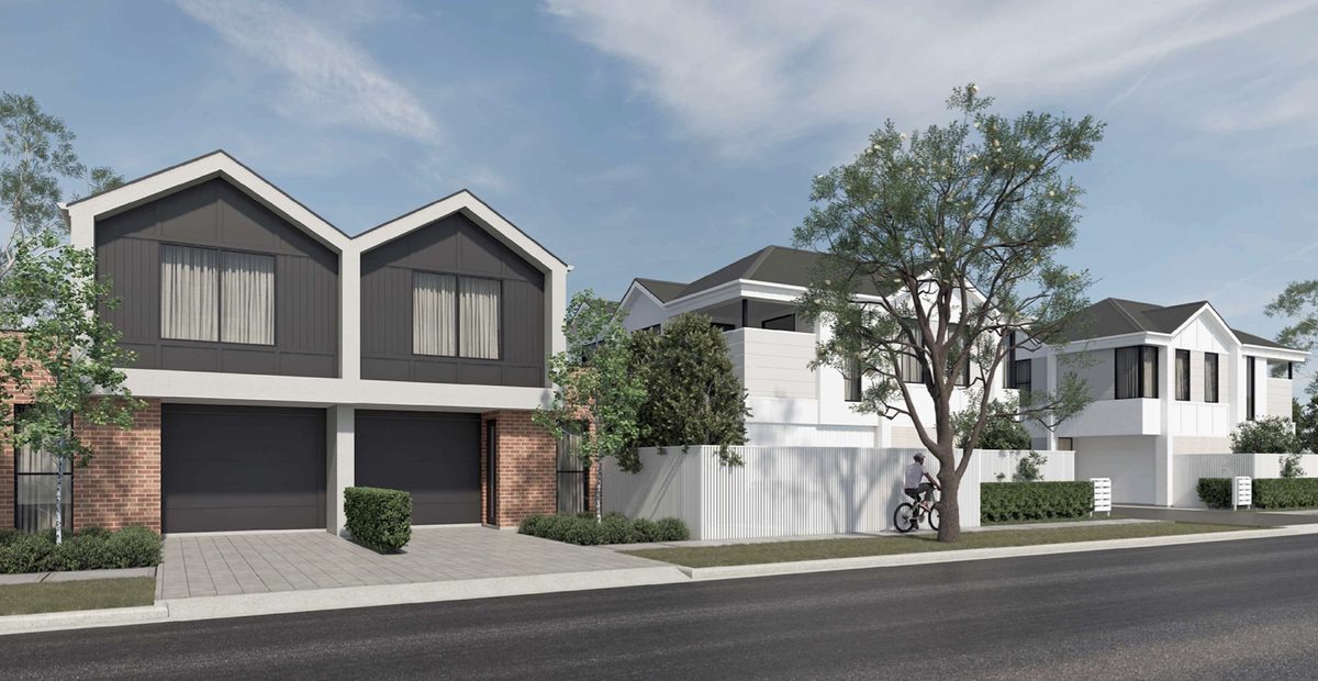 Mount Barker SA townhouse development, Hack St